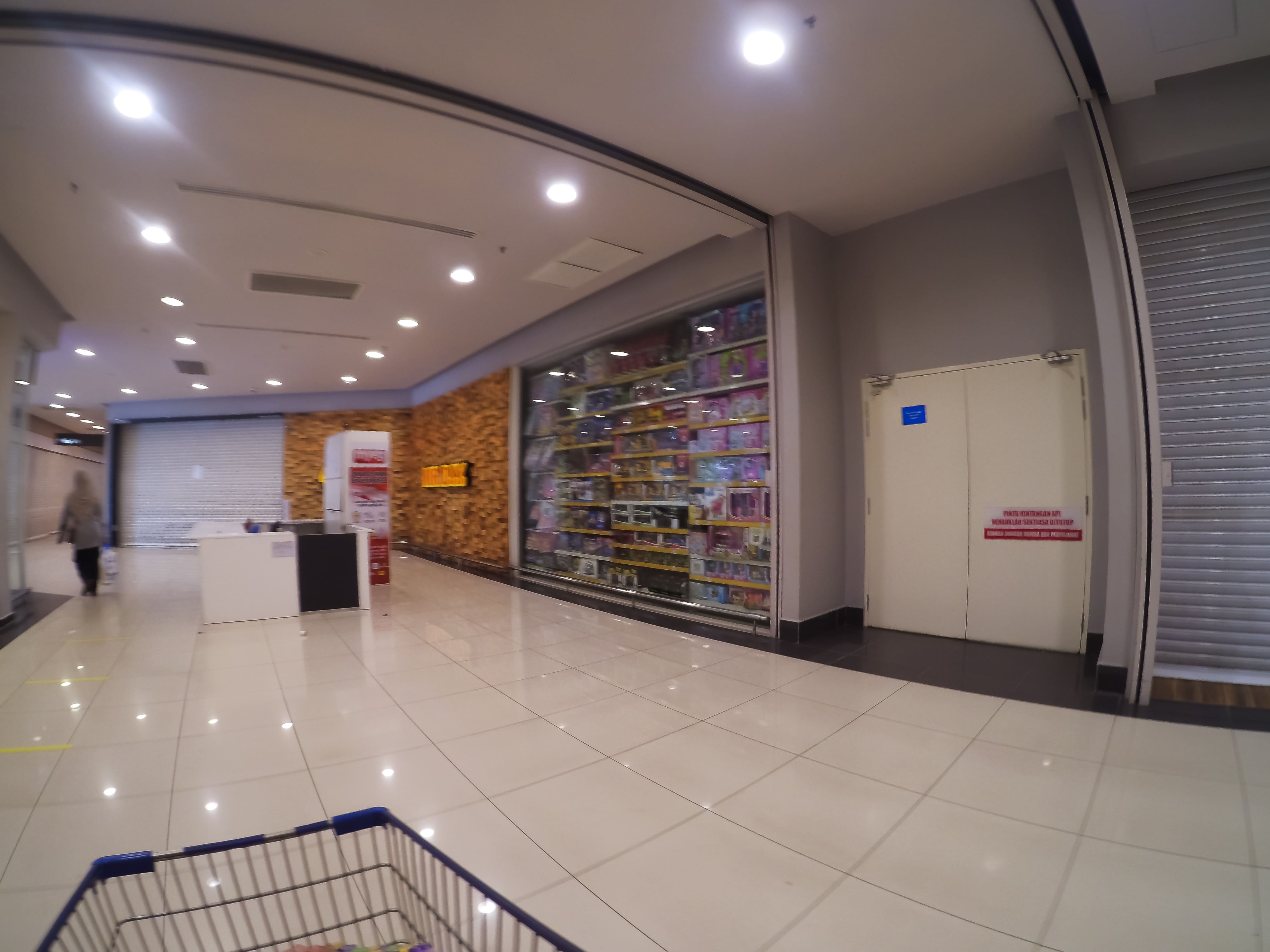 Checkout area